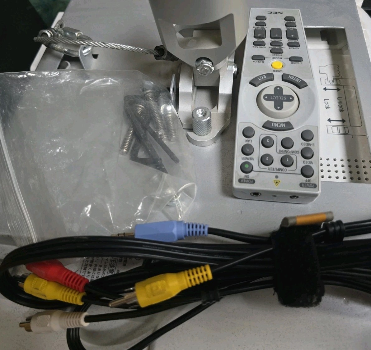 NEC NP 1000 Projector With Celing Mount