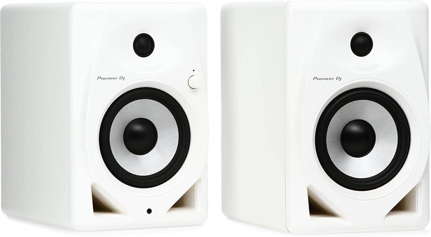 Pioneer DJ DM-50D-W Monitor (Pair) White FREE SHIPPING