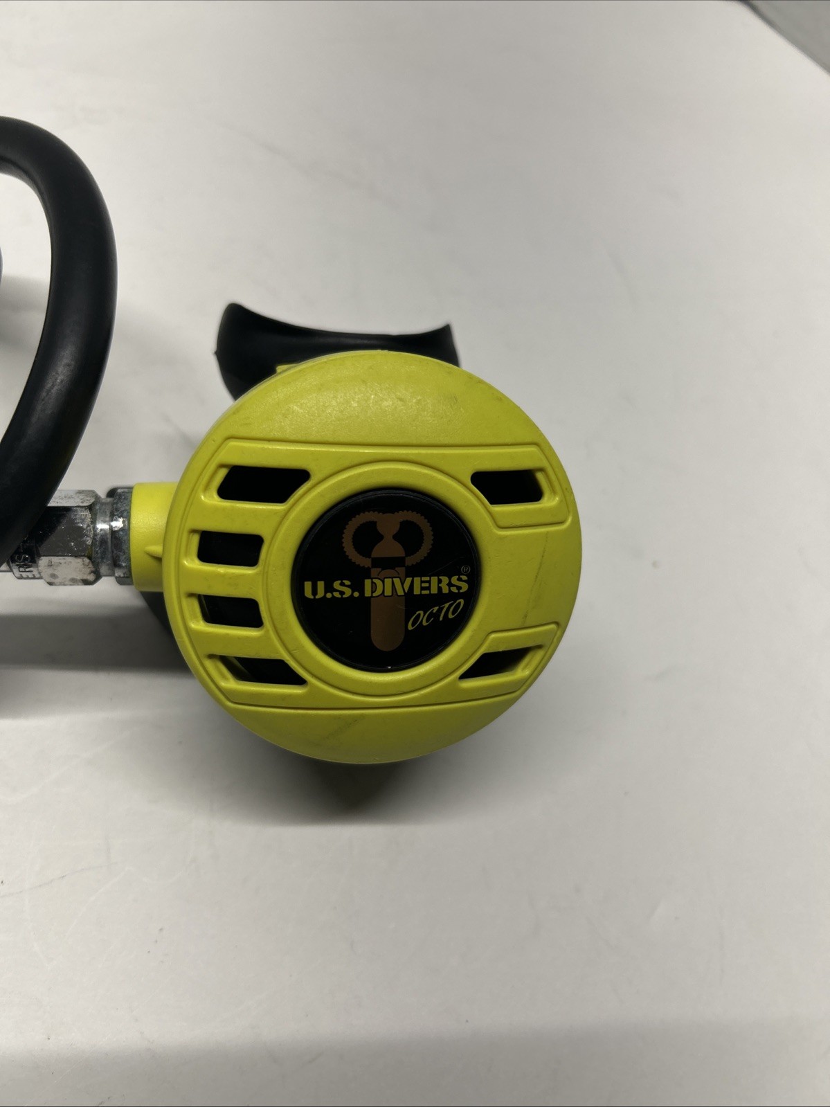 U.S. Divers Octo. Second Stage Regulator With Hose. Tested And Working. Scuba