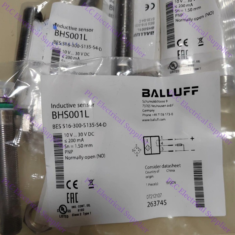 One New Brand BALLUFF BHS001L (BES 516-300-S135-S4-D) Sensors Fast Delivery