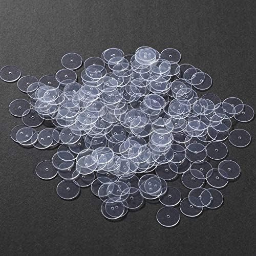 200 Pcs Clear Earring Stabilizer Discs – Prevent Sagging & Stretching