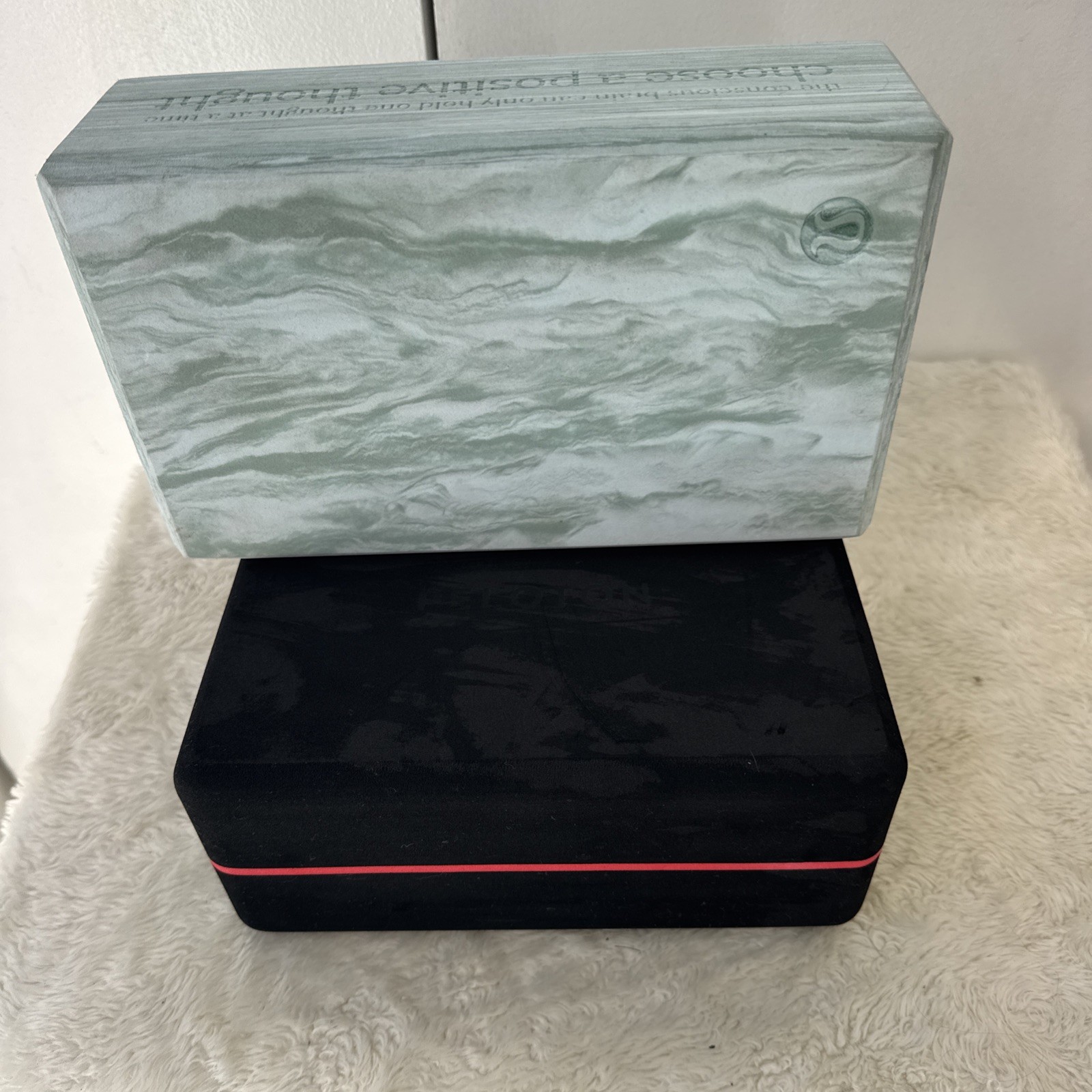 Peloton Yoga Block + Rollga Wavy Foam Roller – Fitness & Muscle Recovery Set