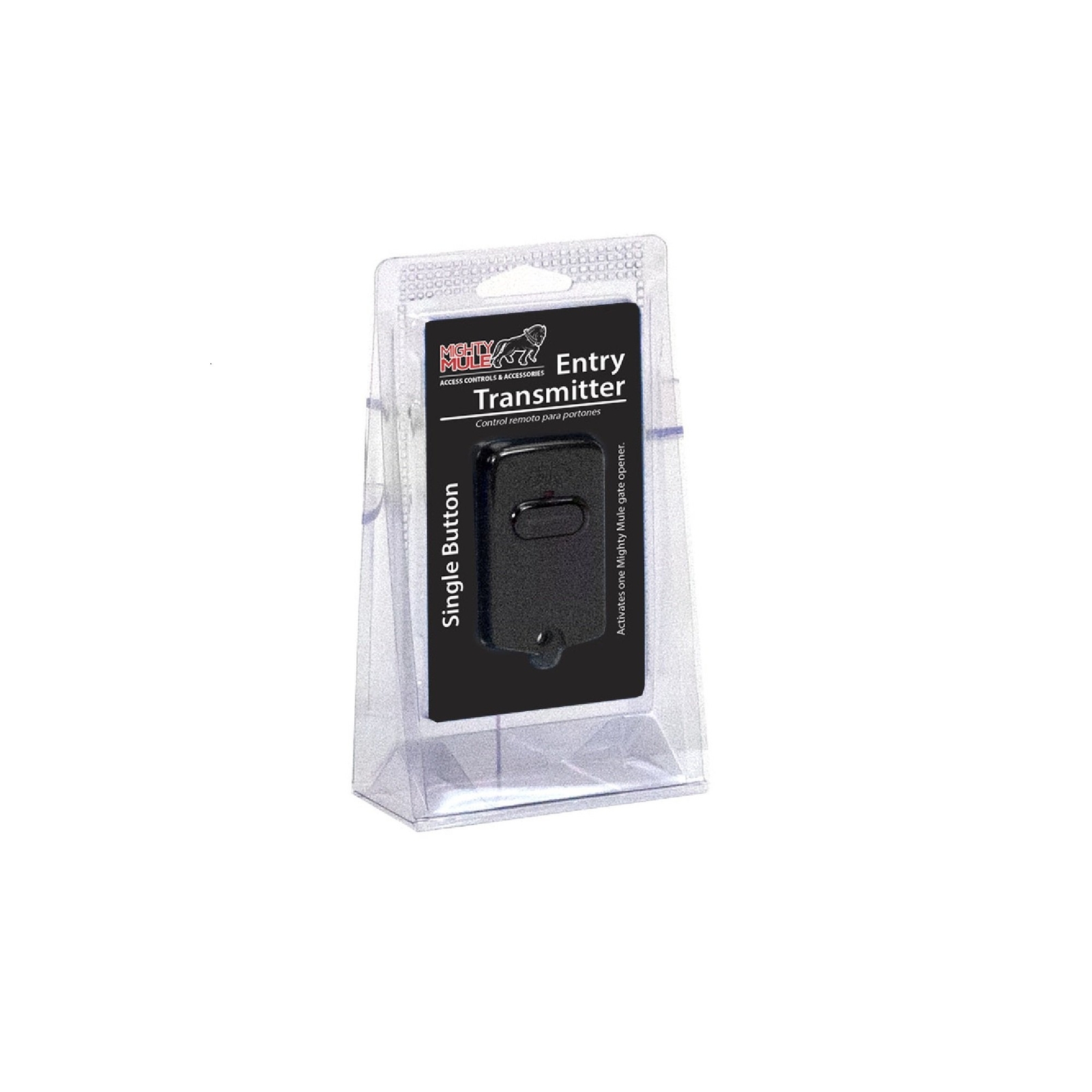 Single Button Gate Opener Remote FM135 Black Universal Compatibility