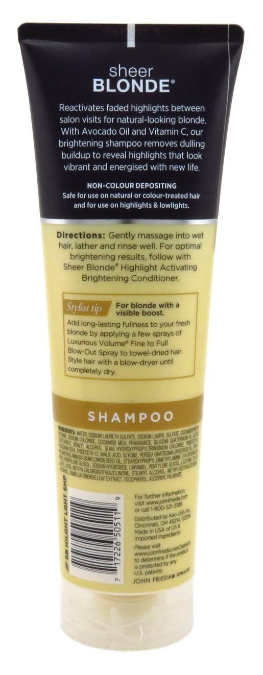 John Frieda sheer blonde Highlight Activating Enhancing Shampoo For Lighter