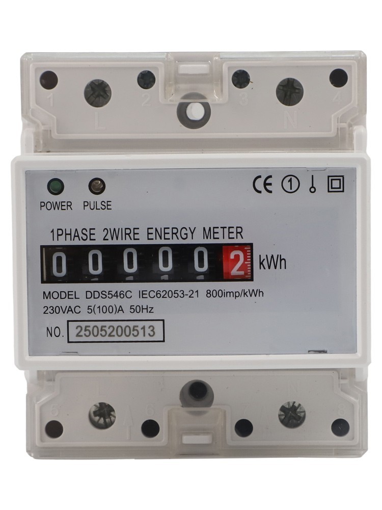 230V Wattmeter Digital Meter 5A 100A for Safe Electrical Systems