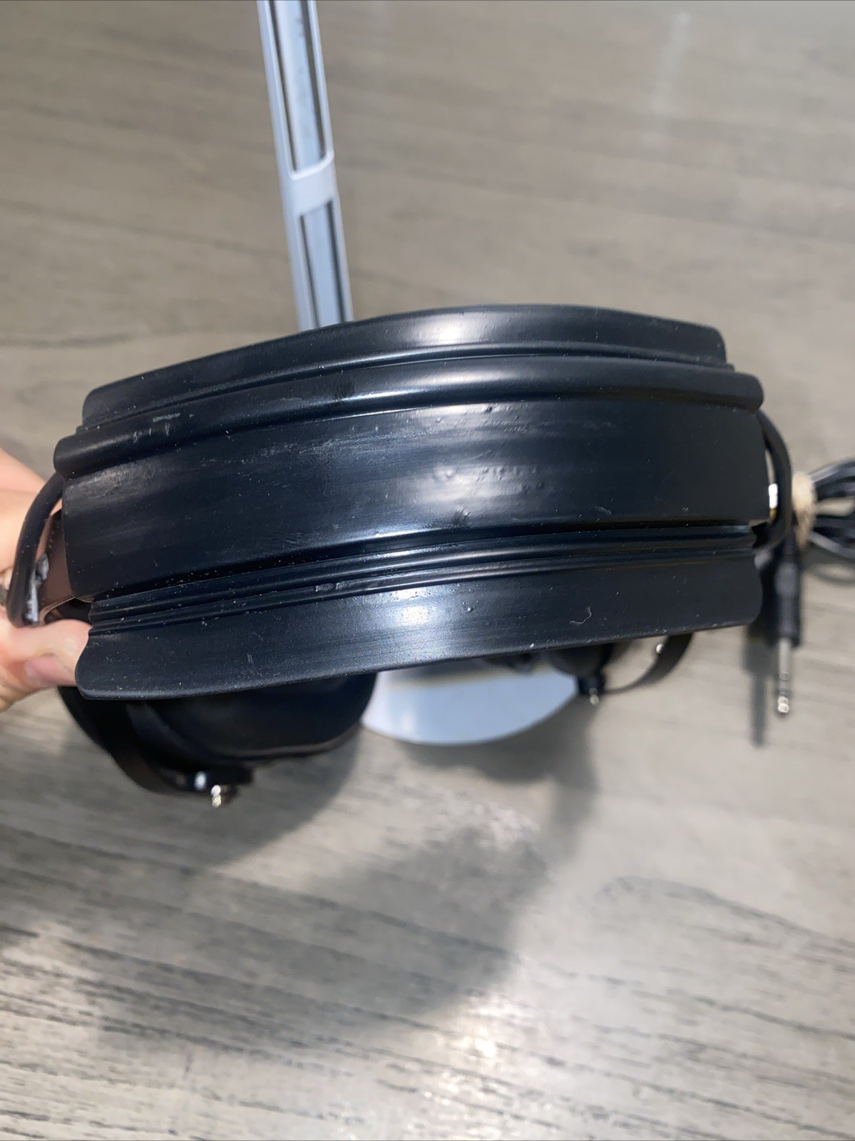 Flightcom Aviation Headset with Mic Untested As Is Very Good Conditon