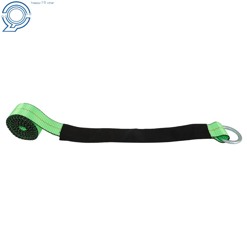Car Tie Down with Snap Hooks Lasso Style (4 Pack) 2 Inch x 96 Inch For Trailer