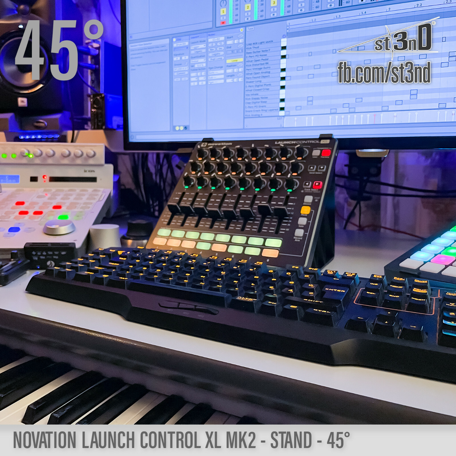 STAND for NOVATION LAUNCH CONTROL XL Mk2 - 45°