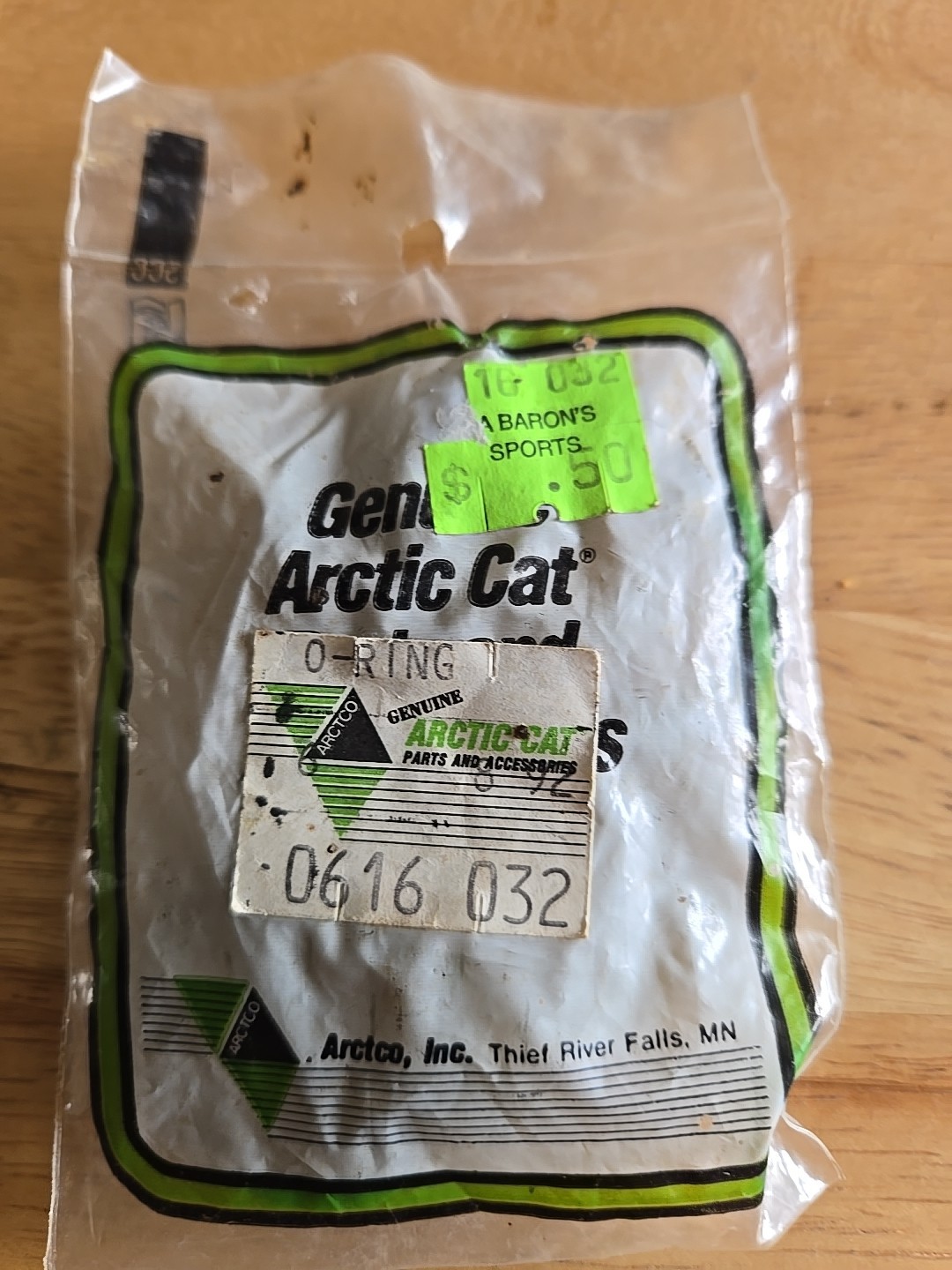 Vintage Arctic Cat O Ring Set 0616-032 OEM Parts Arctco Thief River Falls
