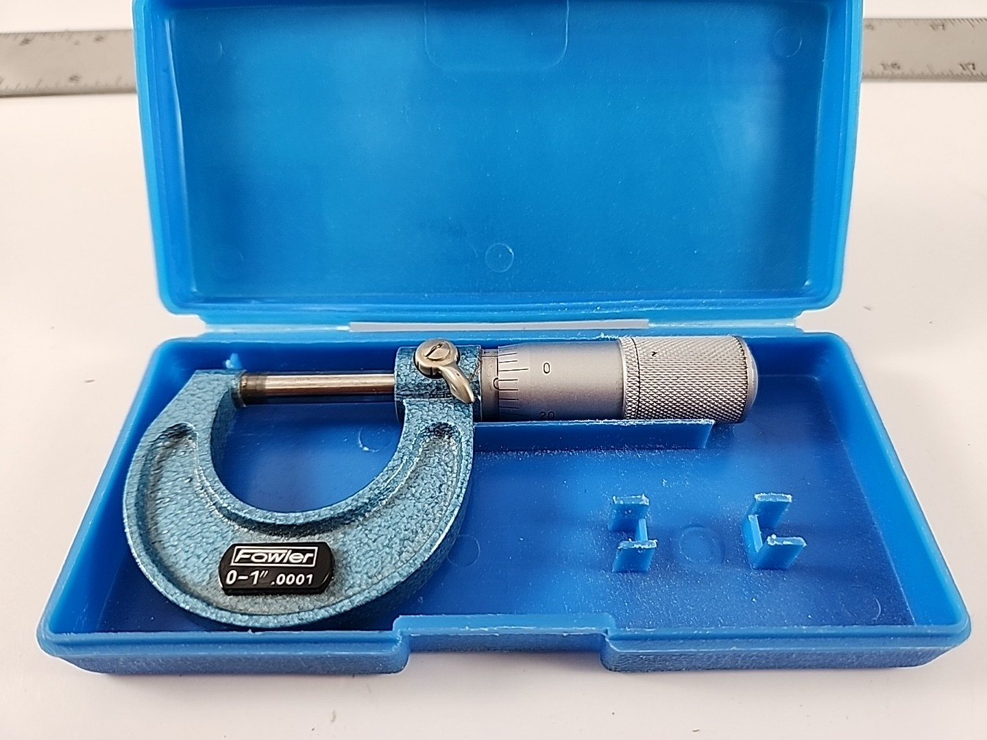 FOWLER Micrometer Round 0" - 1" x .001", # 52-240-001 Made in Japan FAST SHIP