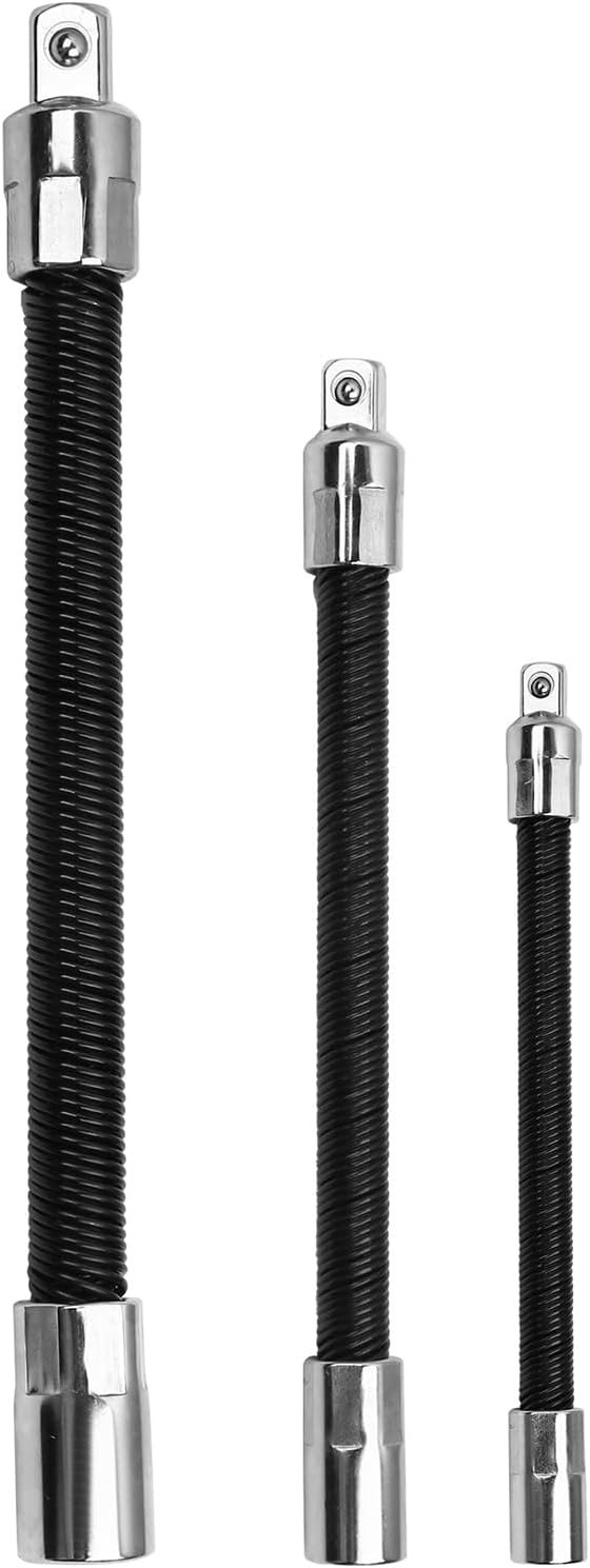 Universal Flexible Socket Extension Bar Set for Power & Hand Tools