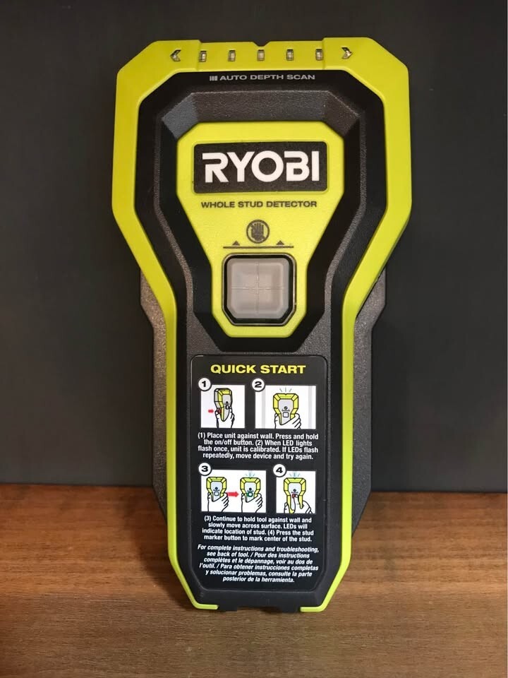 RYOBI ESF5002 Whole Stud Detector/Finder Auto Depth Scan Hand-Held