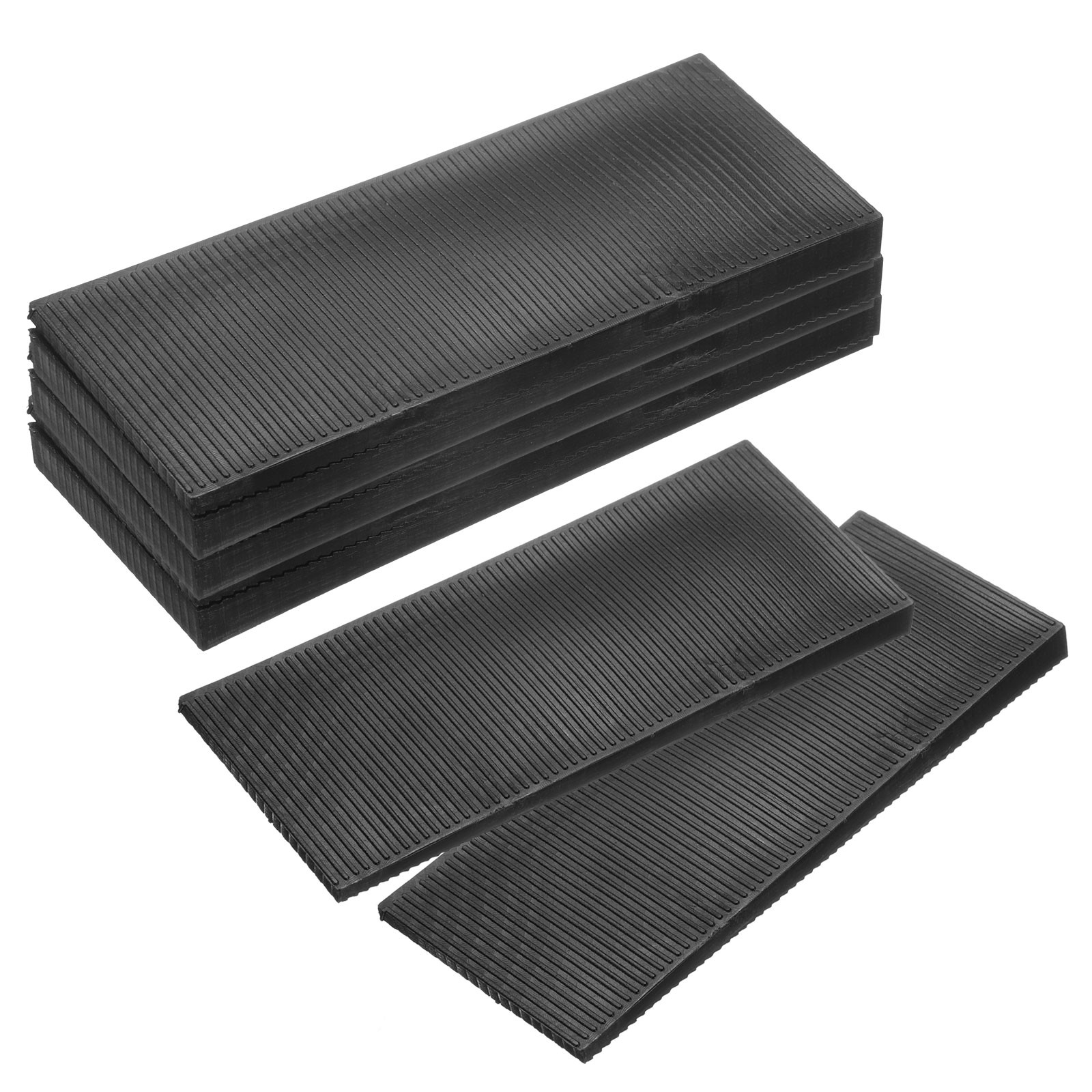 Furniture Levelers, 8 Pcs Furniture Wedges, Black Plastic (120 x 50 x 8mm)