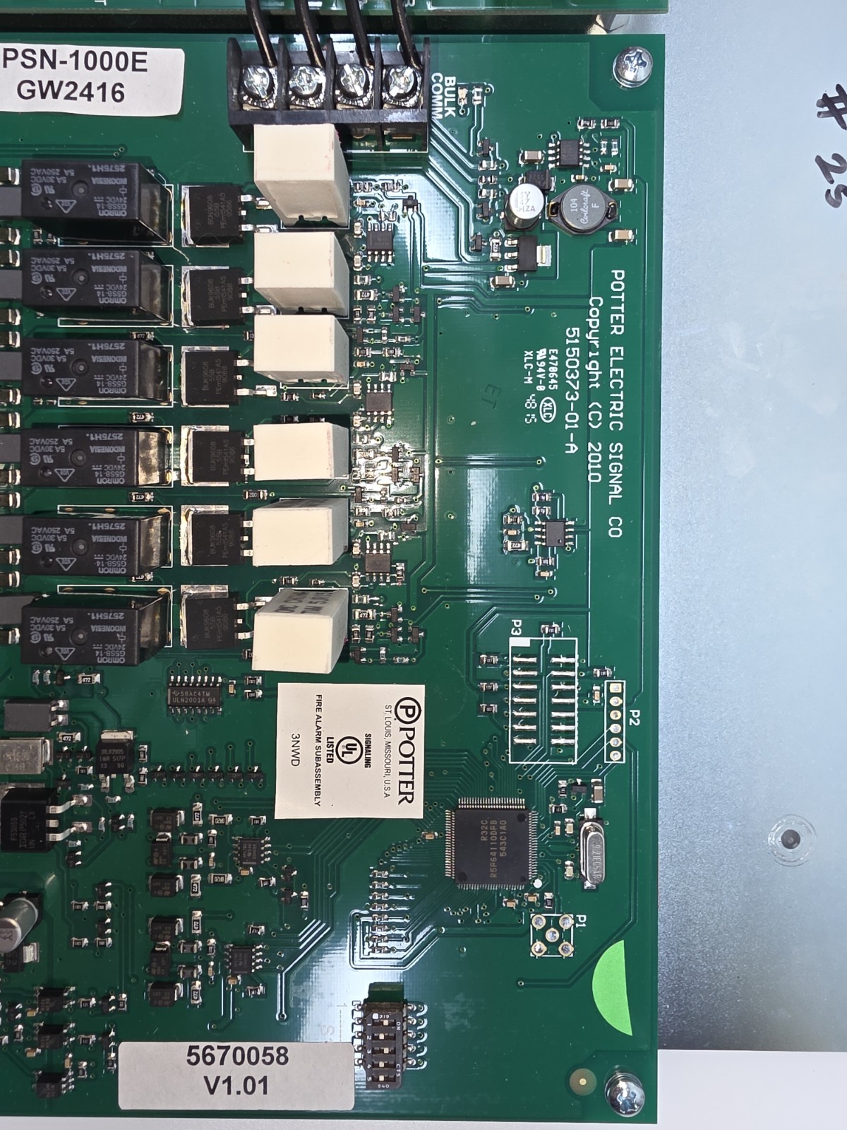 Potter - Replacement Board Assembly Kit for PSN-1000E - Dual Boards Mounting Hdw