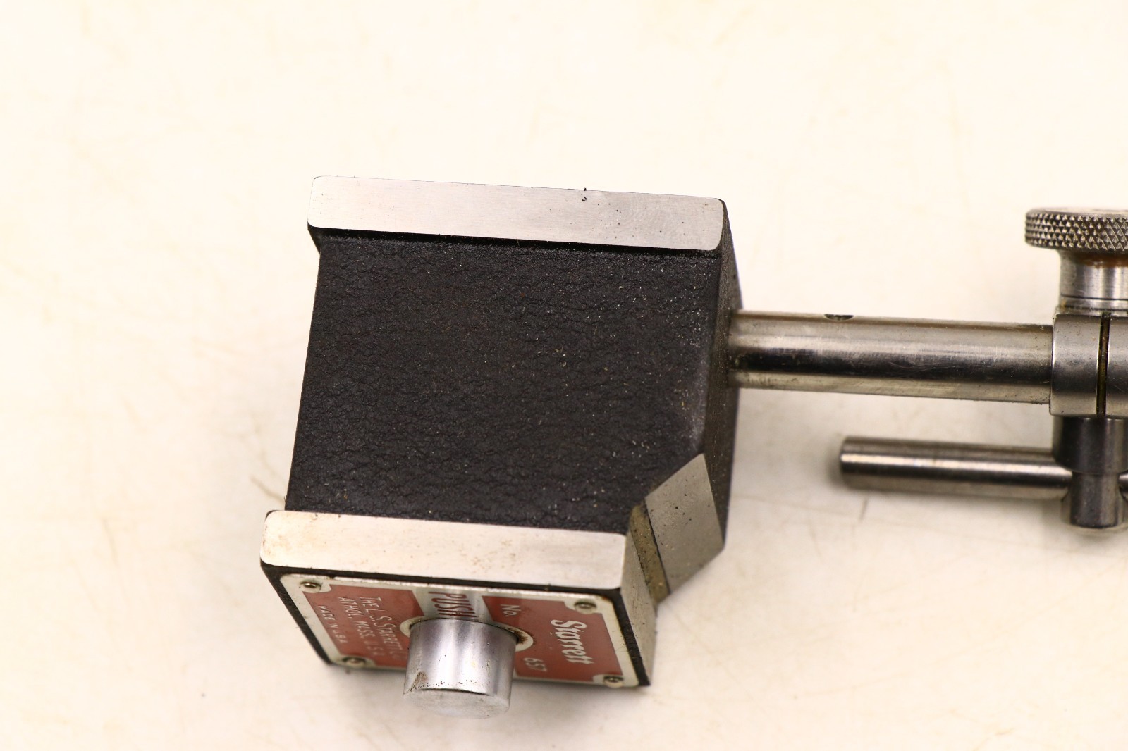 Starrett 657AA Magnetic Base In Original Box Excellent Condition