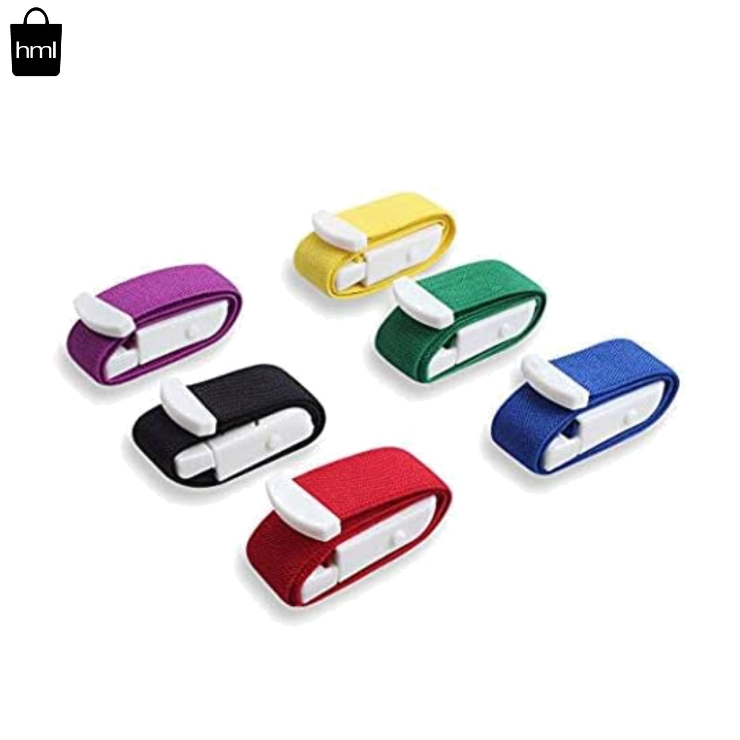 6-Pack Quick Release Tourniquets - Durable Latex-Free First Aid Solution