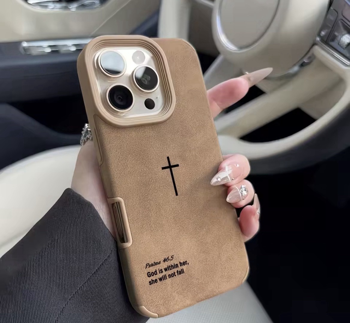 For iPhone 17 16 15 Pro Max 14 13 12 11 X 7 8 Jesus God Cross Soft Cover Case