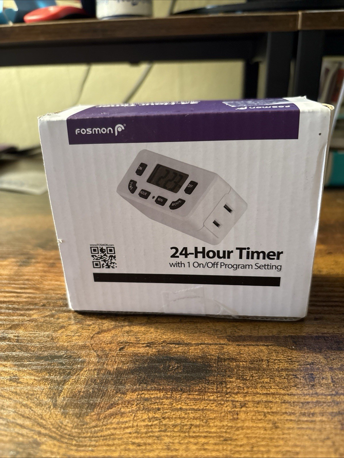 Fosmon Genuine C-10749US 24 Hour Programmable Timer 125VAC 60Hz (Box of 2)