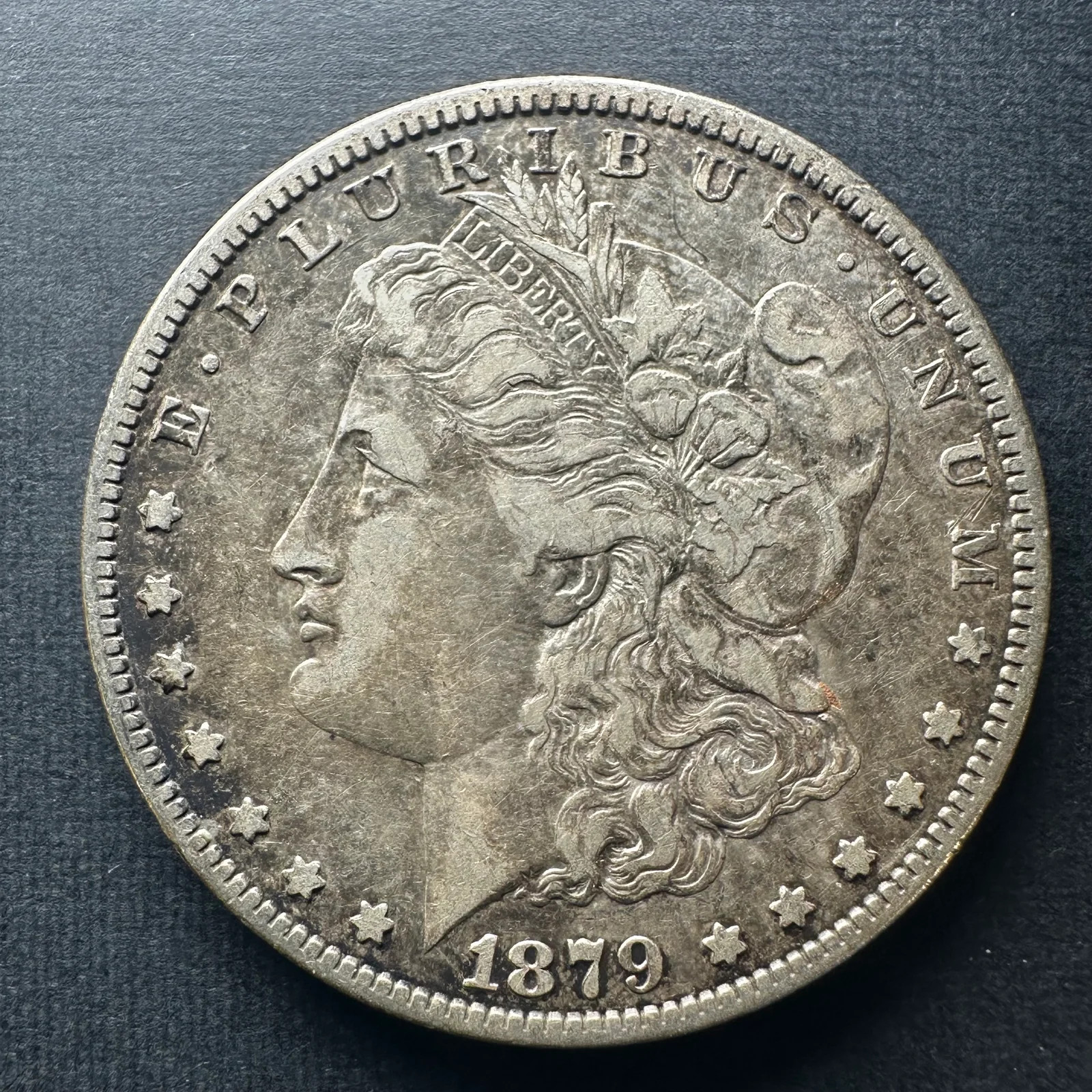 1879 Morgan Silver Dollar Lightly Circulated