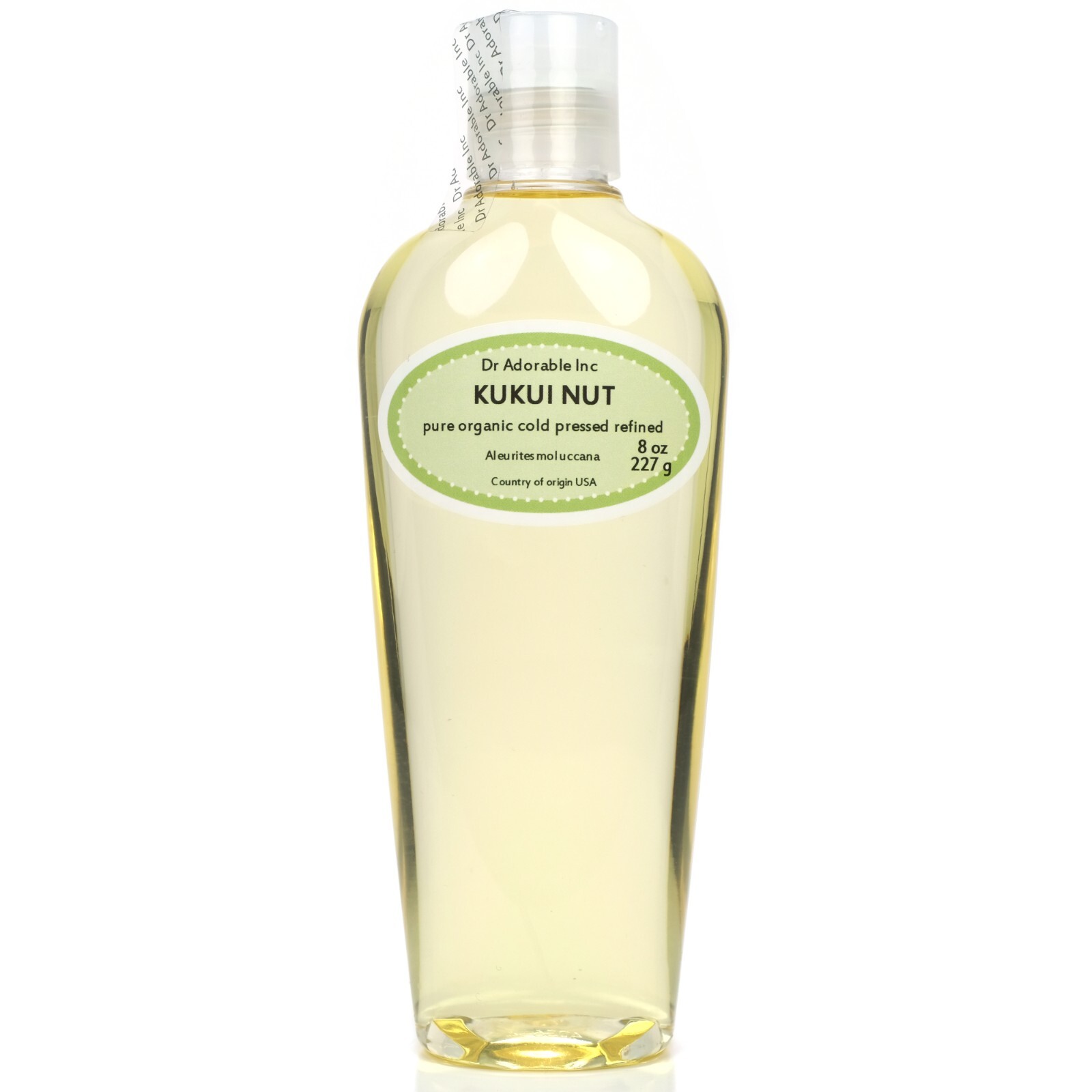 Pure Kukui Nut Oil 2 oz 4 oz 8 oz 16 oz up to gallon Free shipping Cold Pressed