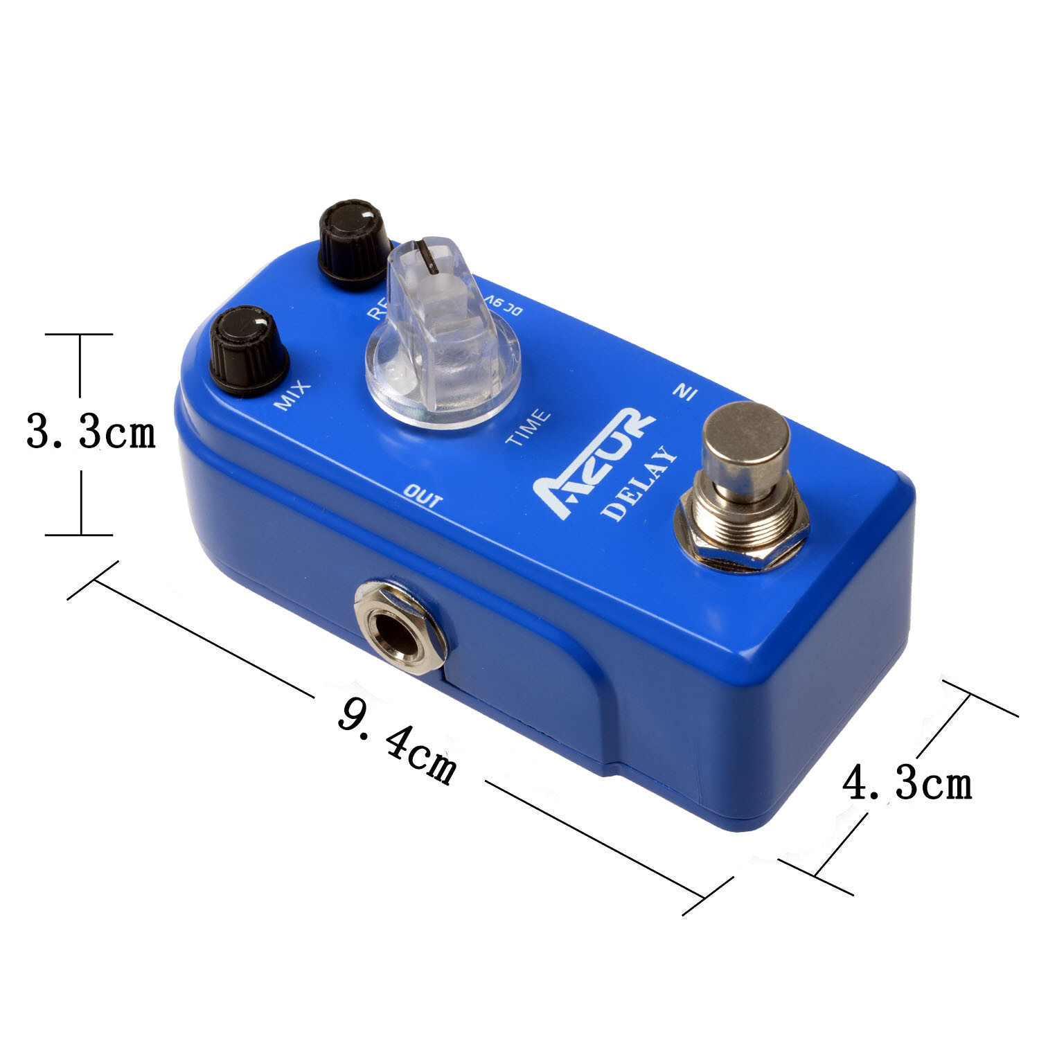 AZOR Delay Guitar Effect Pedal Super Mini Pedal True Bypass AP-306 Pedal Effect