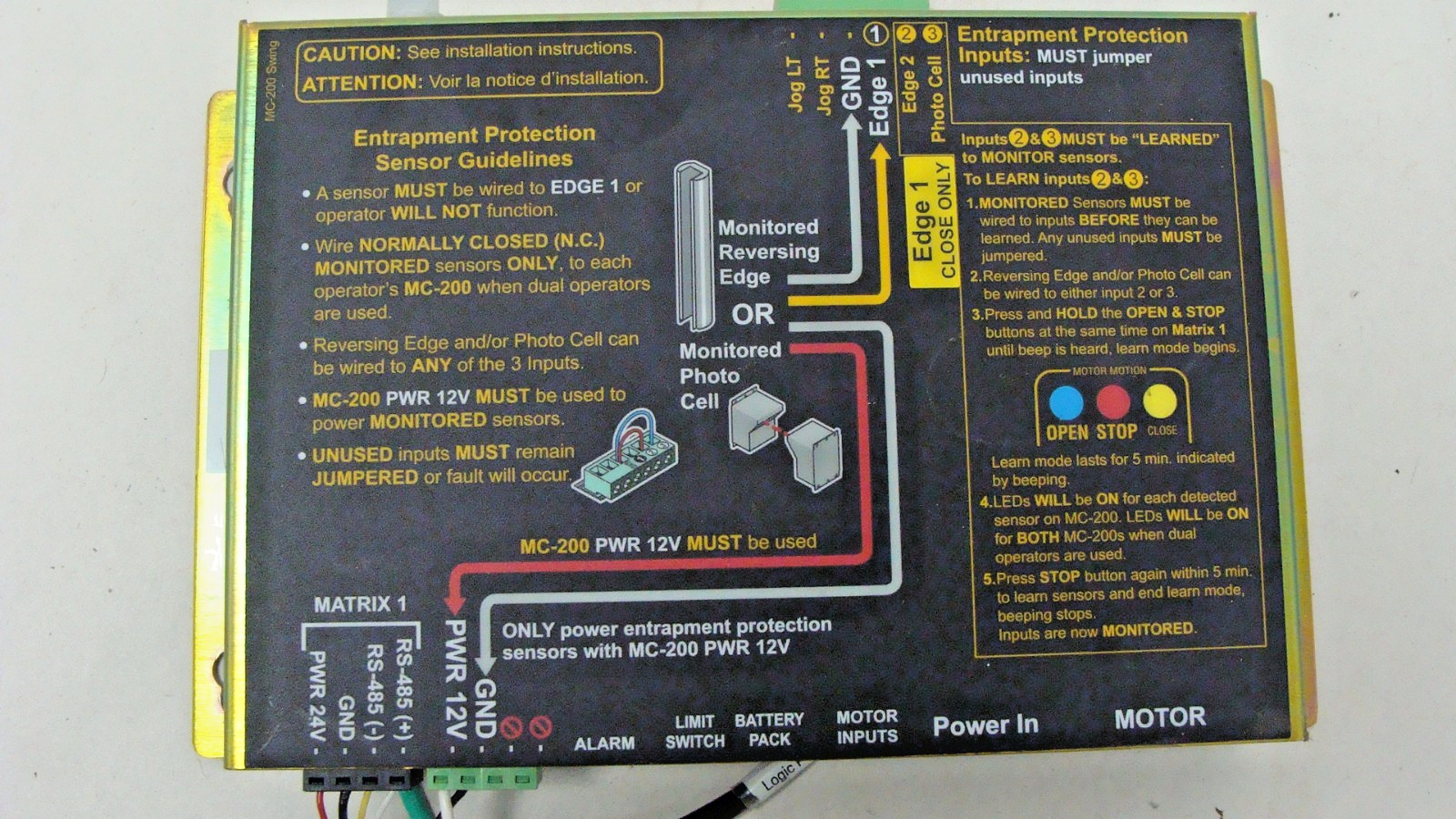 MAX MAXIMUM CONTROLS MC-200 POWER CONTROL BOARD MC200