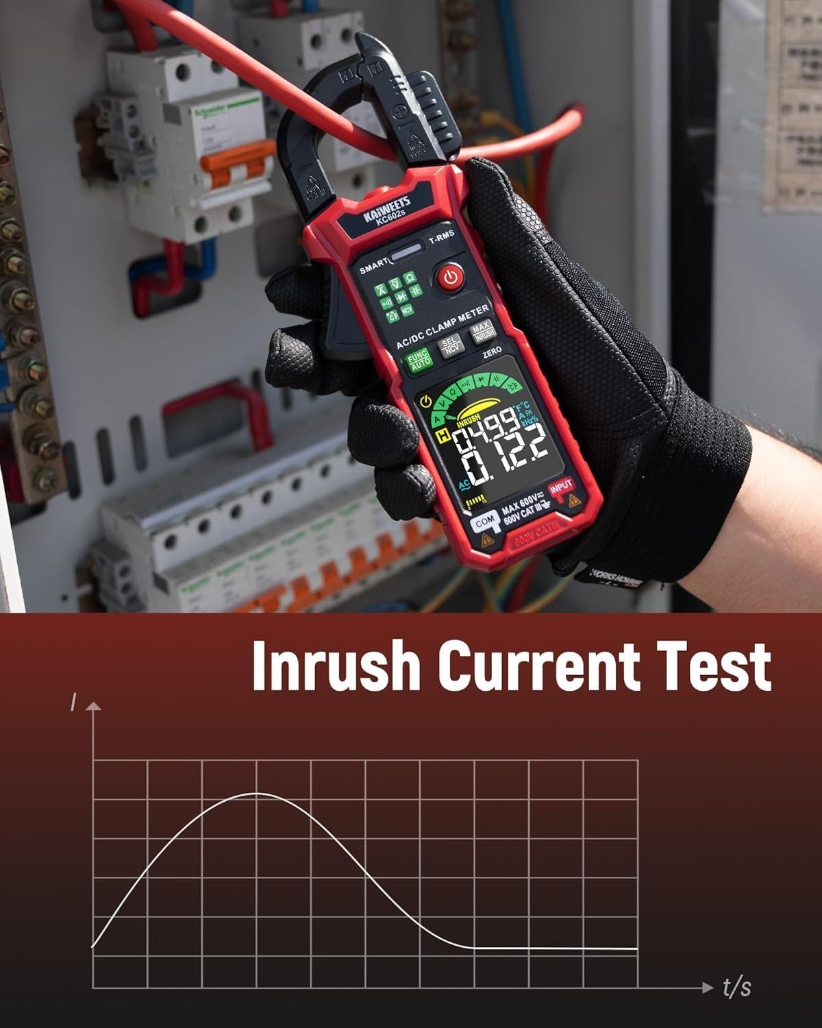 Smart Digital Clamp Meter, 2026 Intelligent Auto Ranging Multimeter 600A TRMS...