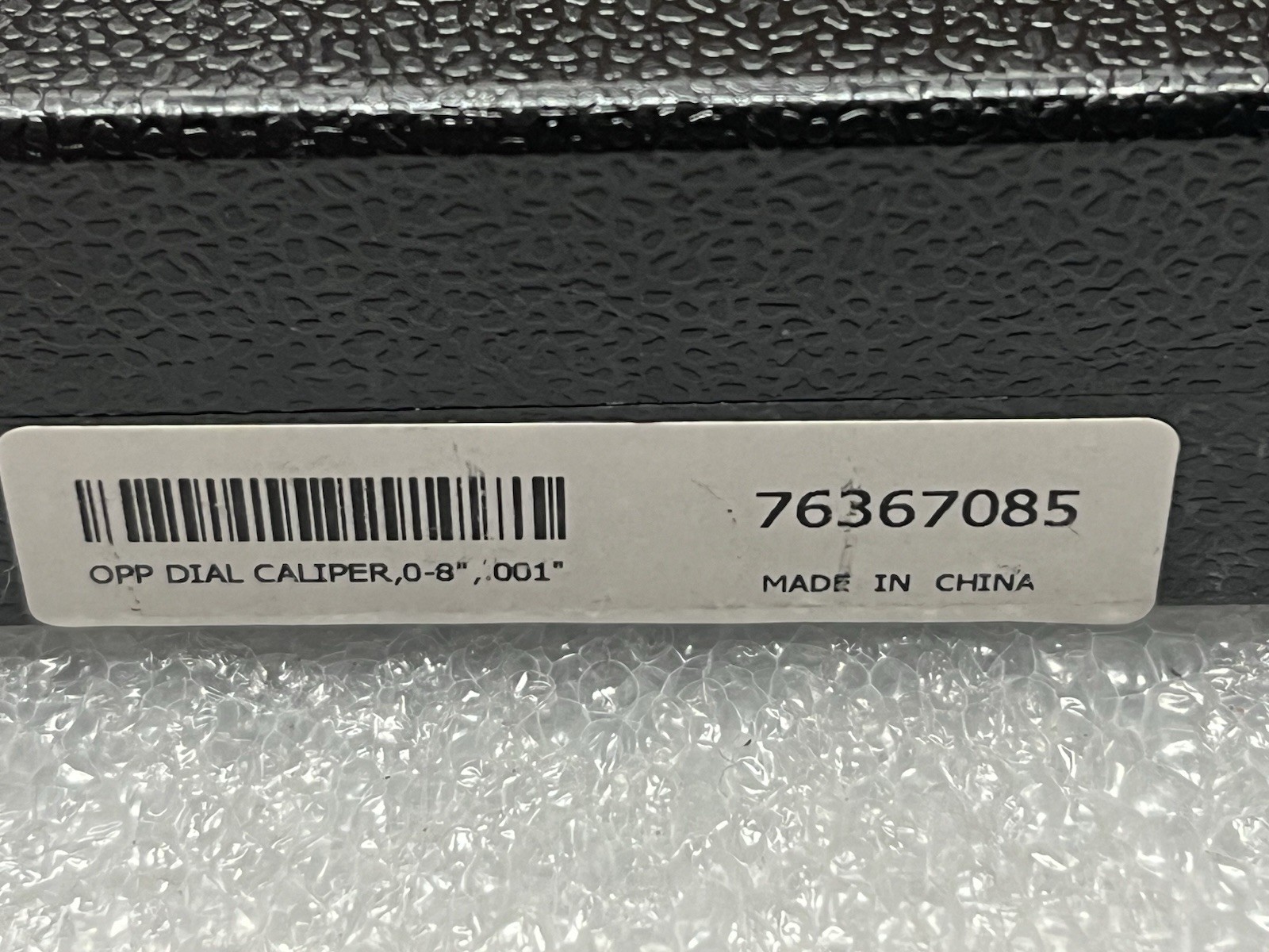 VALUE COLLECTION Dial Caliper: 8'' Range, 0.001'' Graduation, 0.1'' per Rev