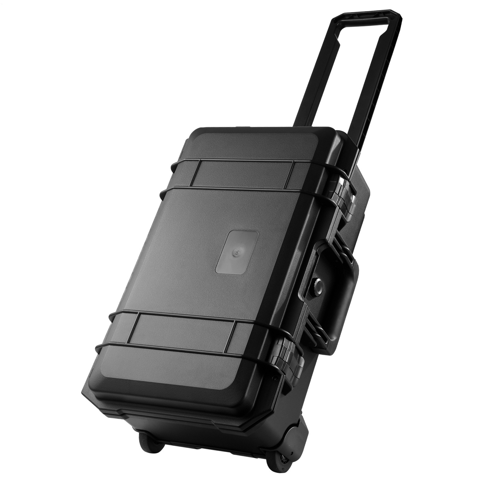 Waterproof Rolling Protective Case,Hard Compact Camera Case W/Handle Wheel