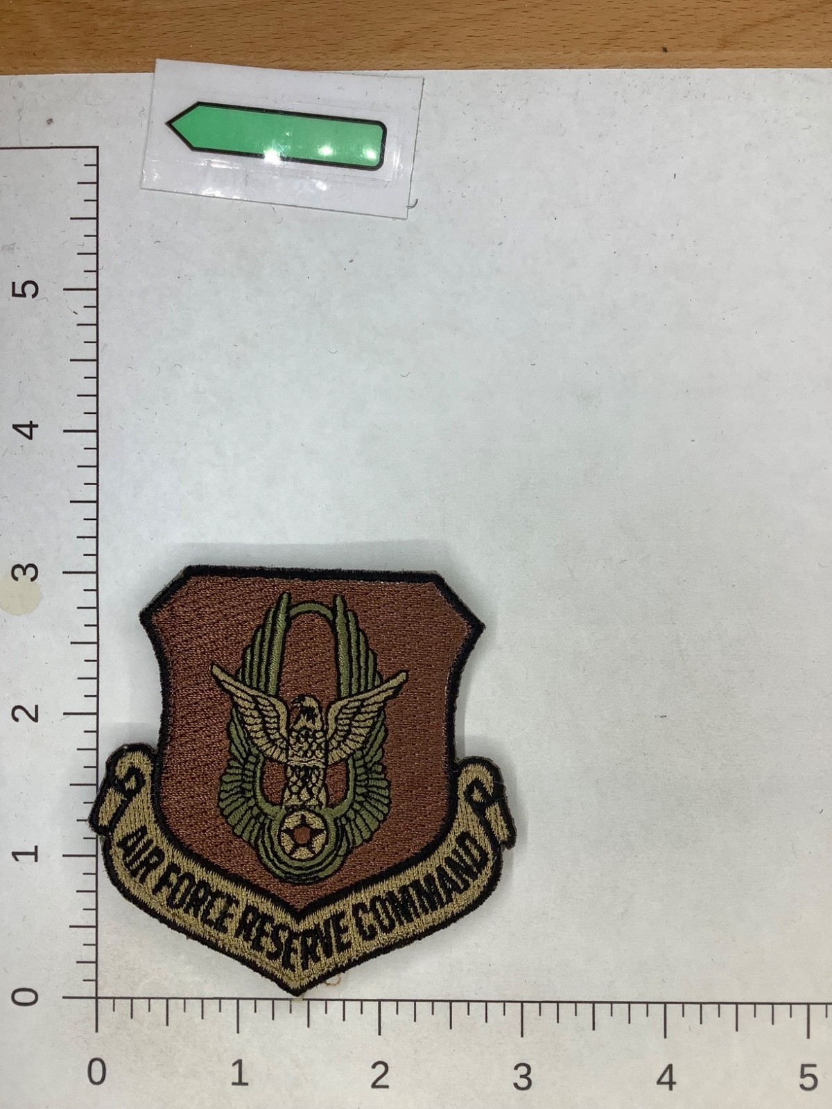 USAF RESERVE COMMAND SQUADRON PATCH HOOK AND LOOM