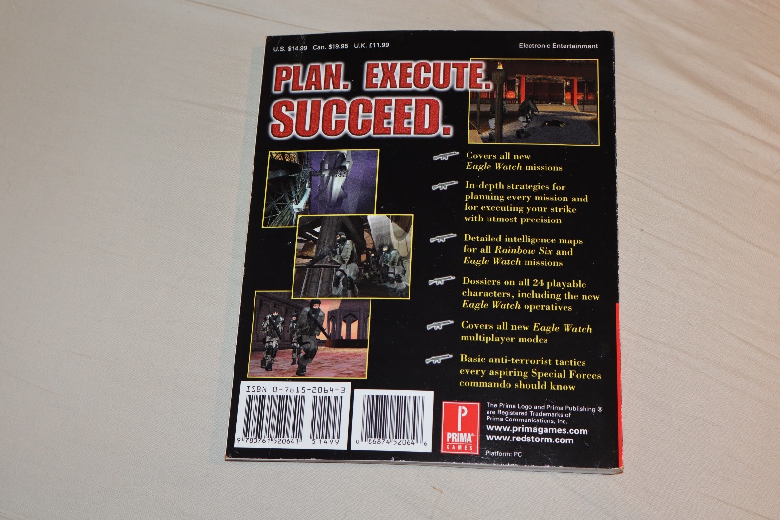 Tom Clancy's Rainbow Six Gold Edition Strategy Guide Prima