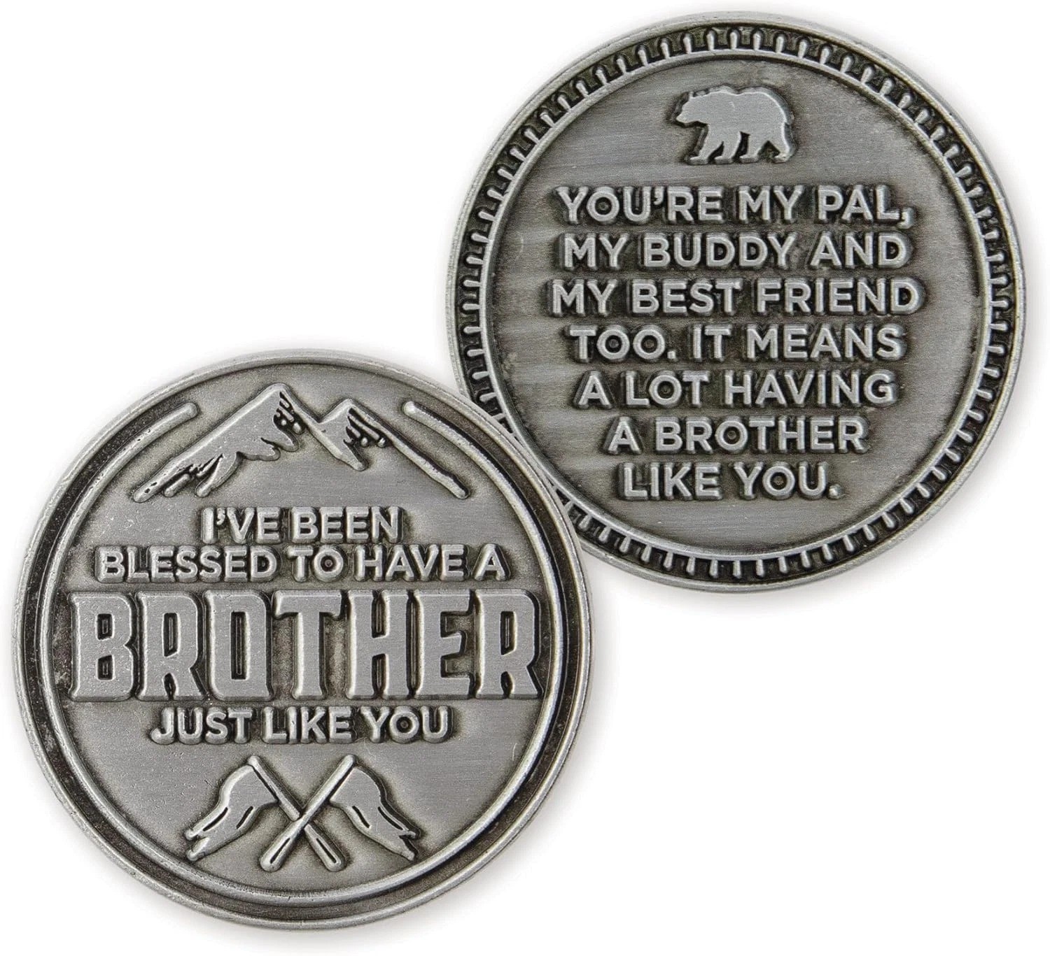 Brothers Coin, Blessed to Have a Brother like You, Pocket Keepsake Gifts