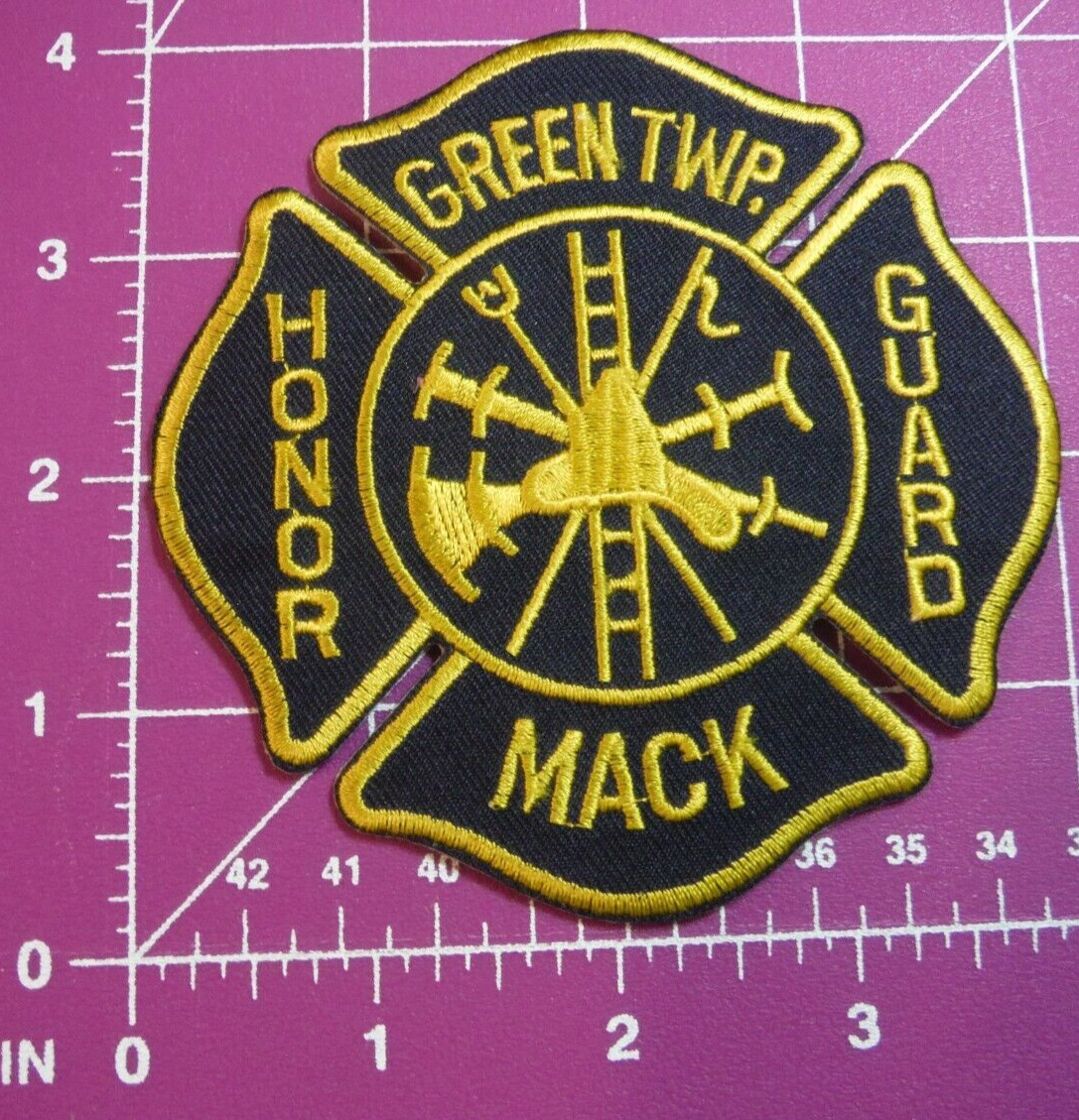 OHIO Green Toiwnship MACK Fire Department honor guard patch