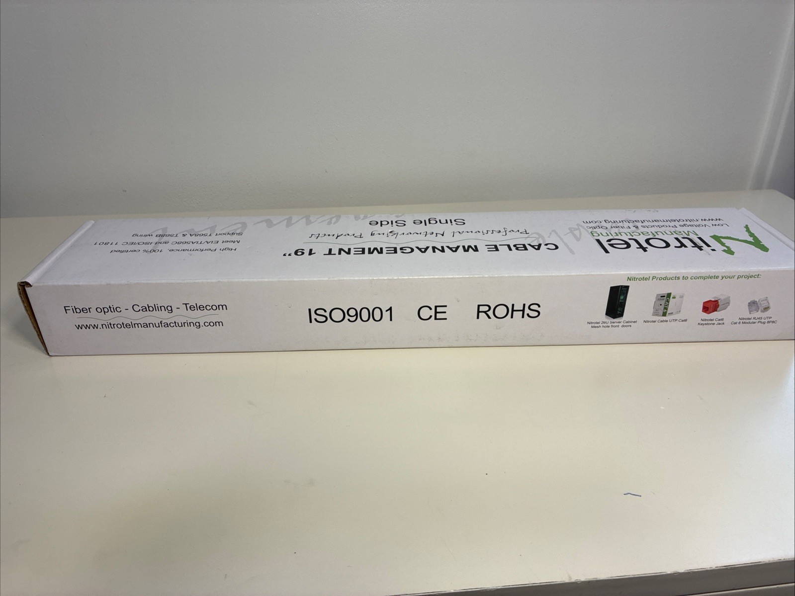 Nitrotel Cable Manage Full Plastic Sigle Side 1 ru