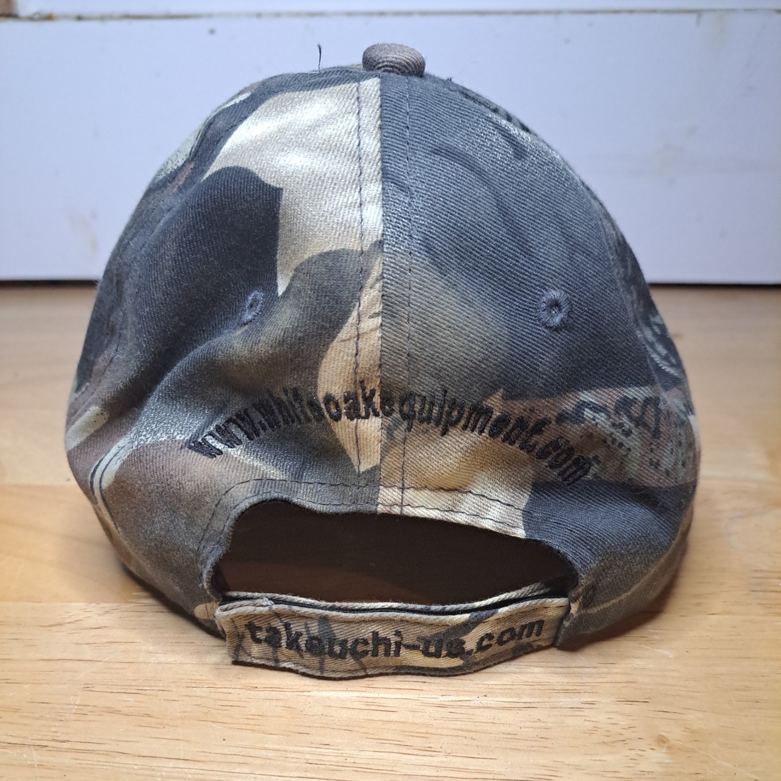 Takeuchi Camo Hat/Cap hook/loop adjustable
