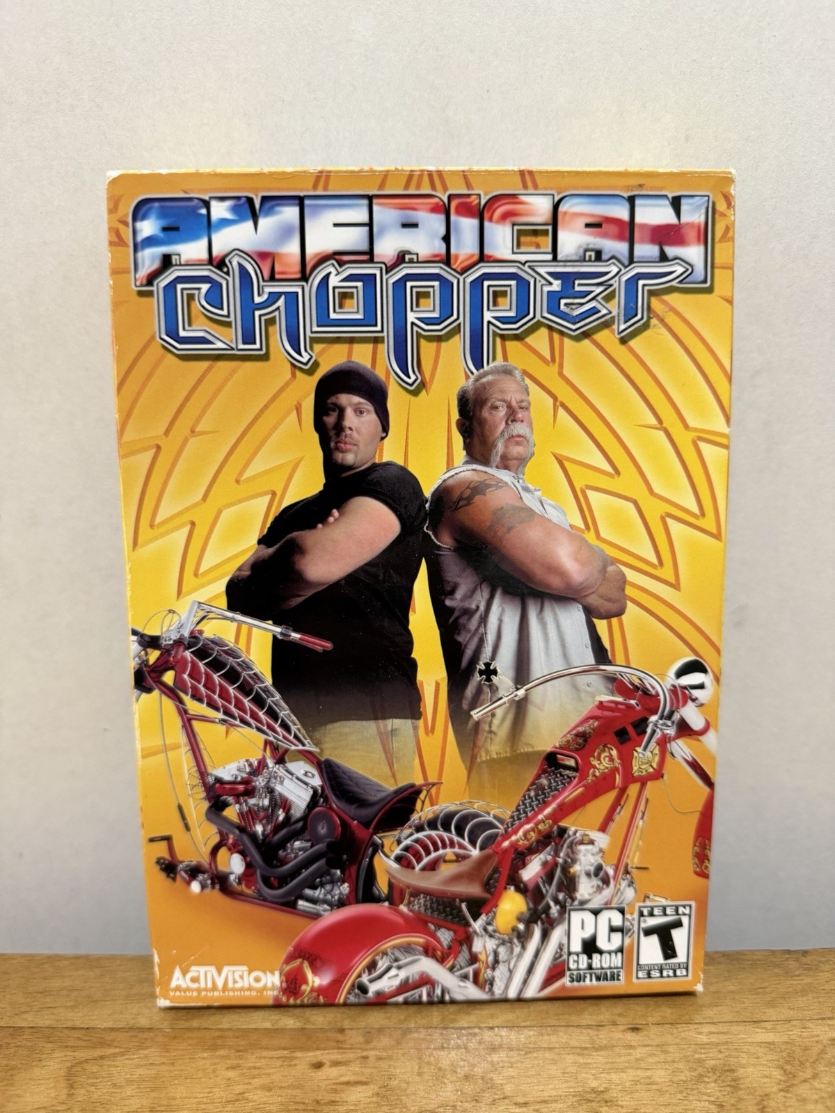 American Chopper PC CD- Rom 4 disc set 2004 Small Box Complete in Box RARE