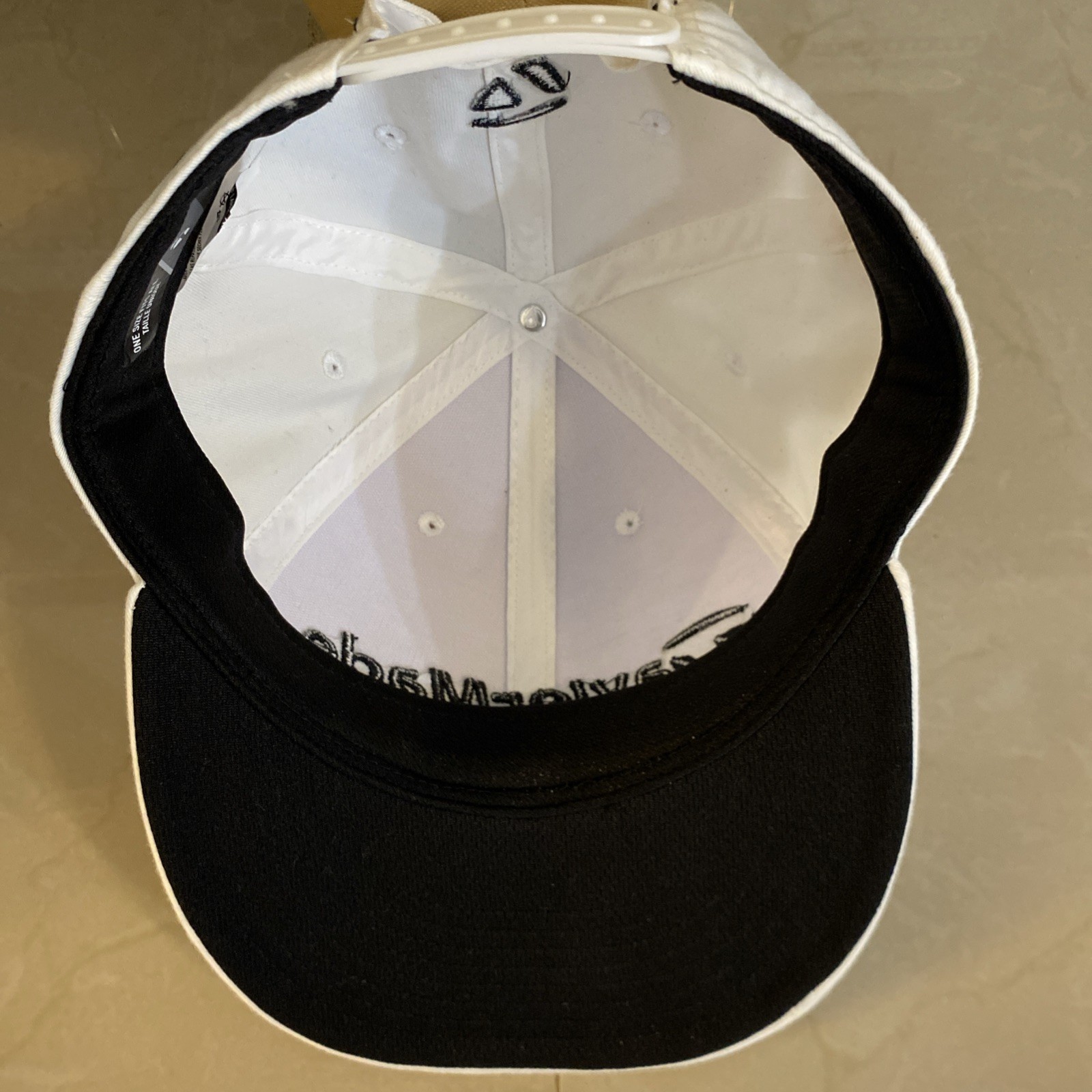 TaylorMade SIM2 TP5 Tour Ultra Lite Performance SnapBack White Golf Hat Cap