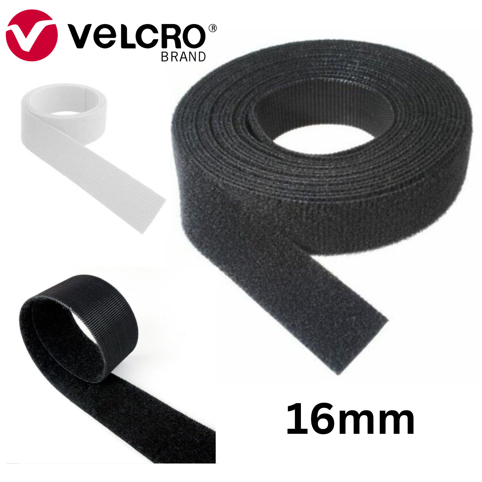 VELCRO 16mm Hook & Loop ONE-WRAP Reusable Ties Double Sided Strapping Tape
