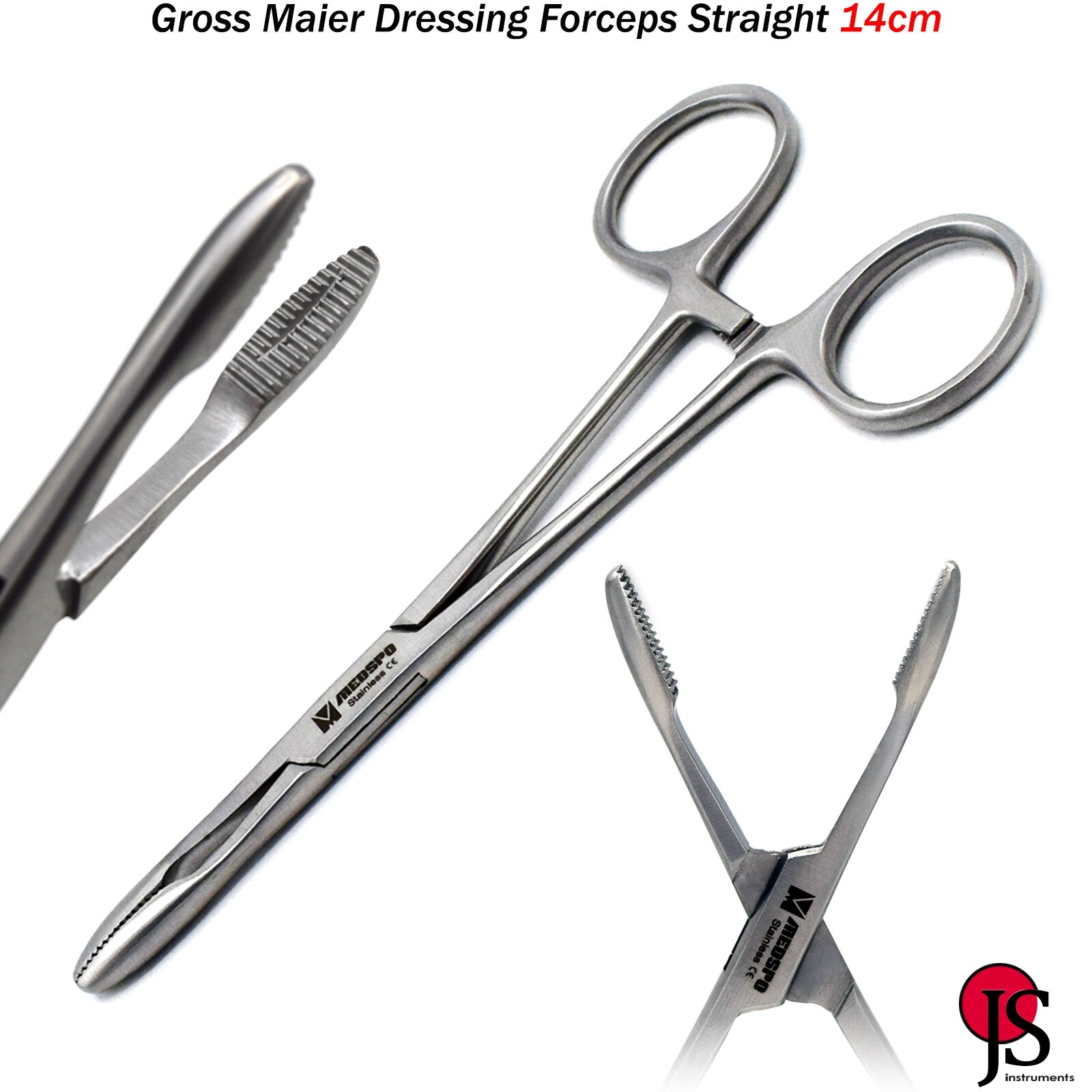 Surgical Locking Gross Maier Dressing Forceps 14cm Tattoo Piercing Instruments