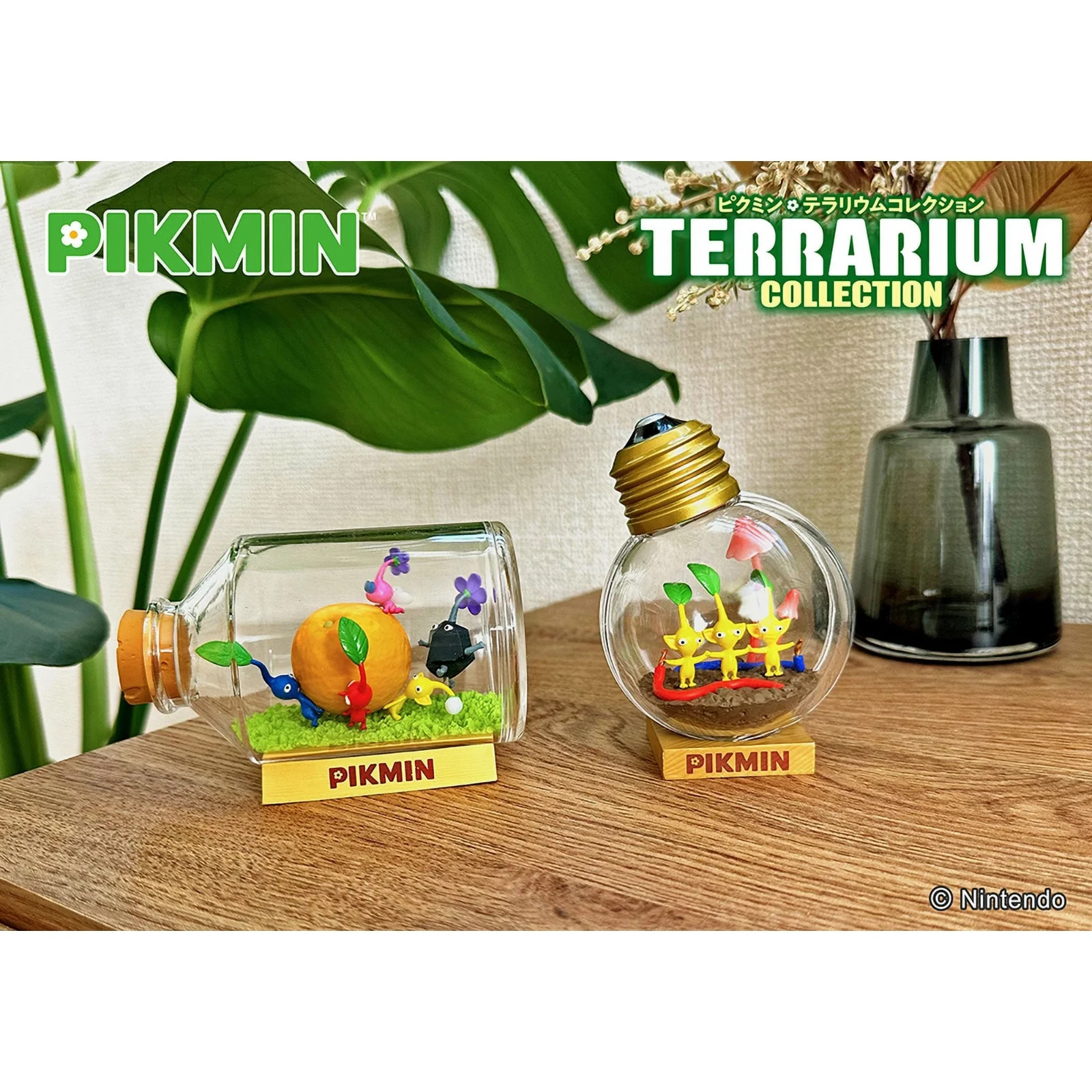 RE-MENT Pikmin Terrarium Collection Box Figure 6 types Complete Set 2023 NEW