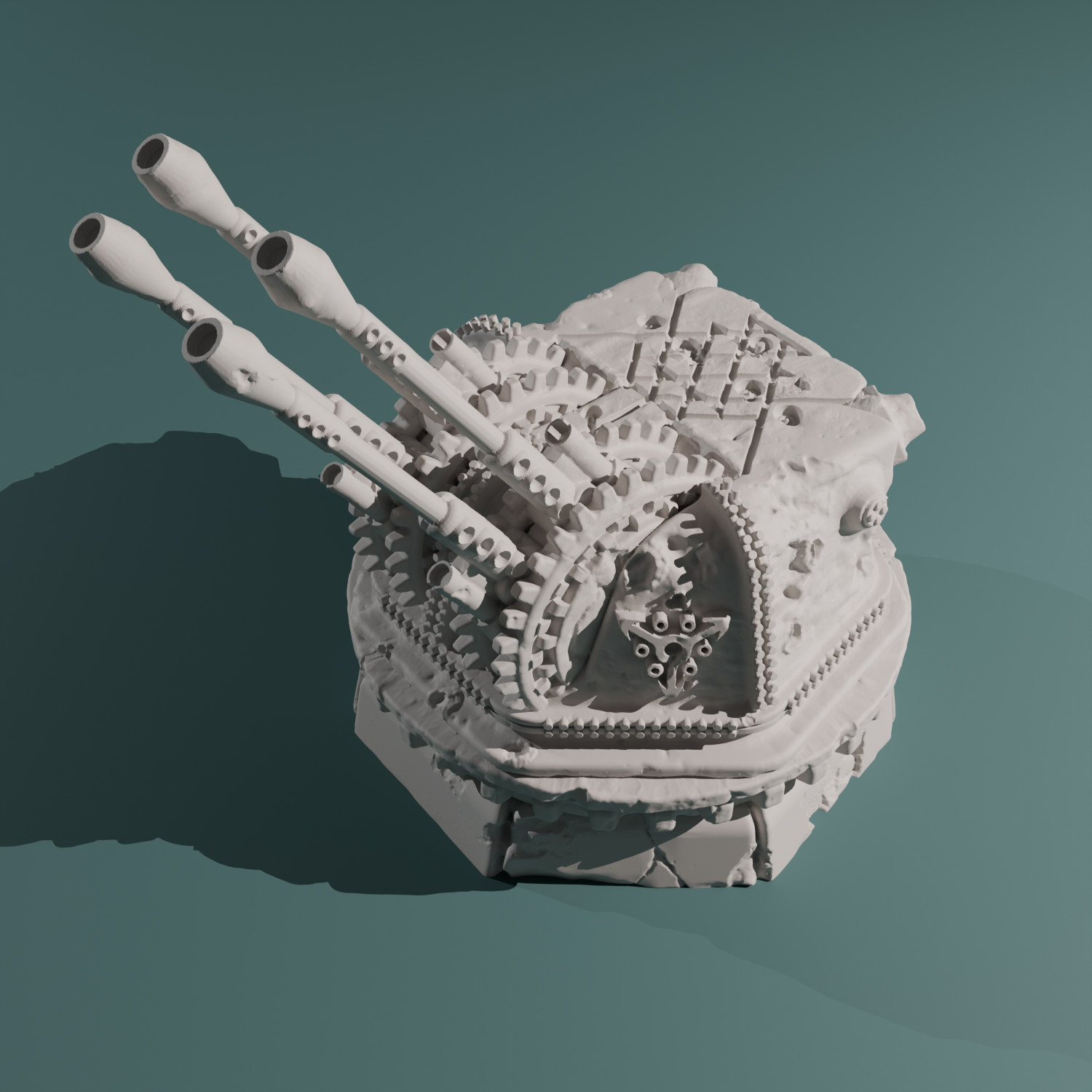 Kraken Redoubt Bunkers | Wargame Scatter Terrain | 5 Piece Set | FDM printed