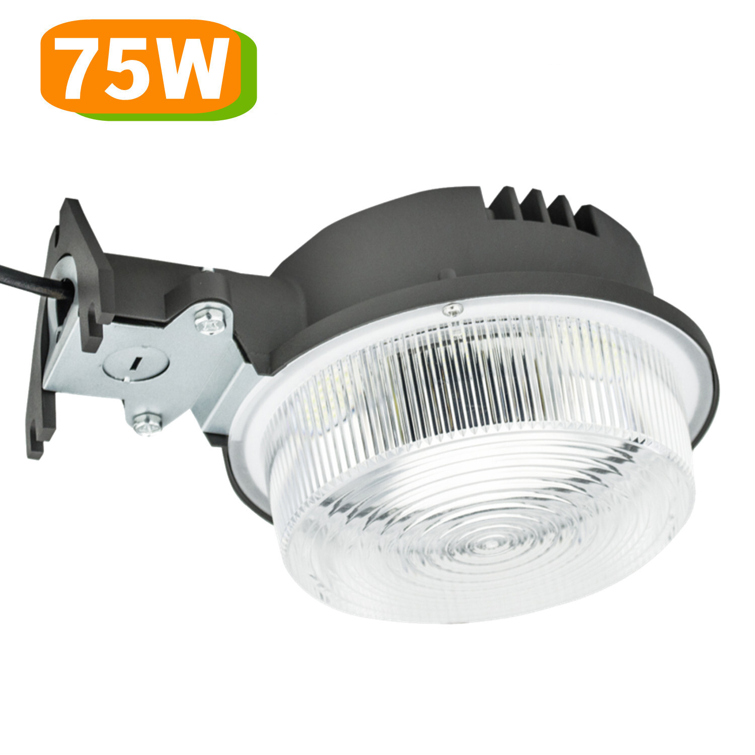 75W LED Dusk to Dawn Barn Street Shoebox Pole Outdoor Security Light Wall Mount