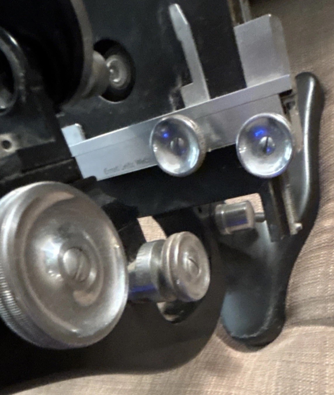 Leitz Wetzlar DRP Microscope with Multiple Objective Lenses