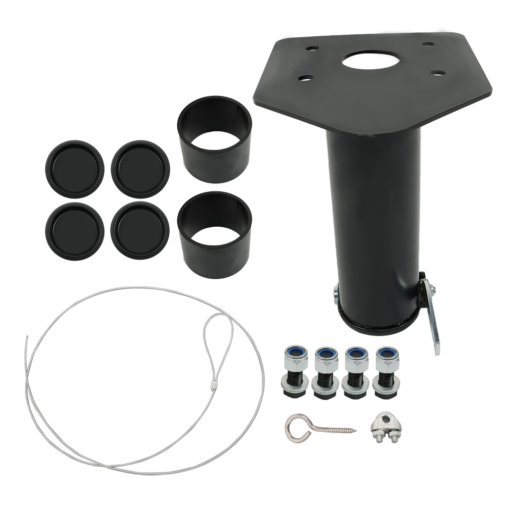 Wheel Adapter Hitch to Gooseneck 12"-17" Trailer Hitch For Camper Rv Trailer