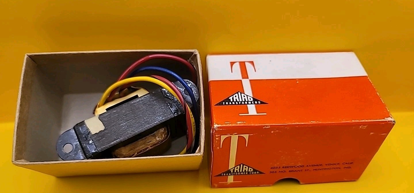 Vintage Triad A-142X Vertical Deflection Output Transformer – NOS with Box