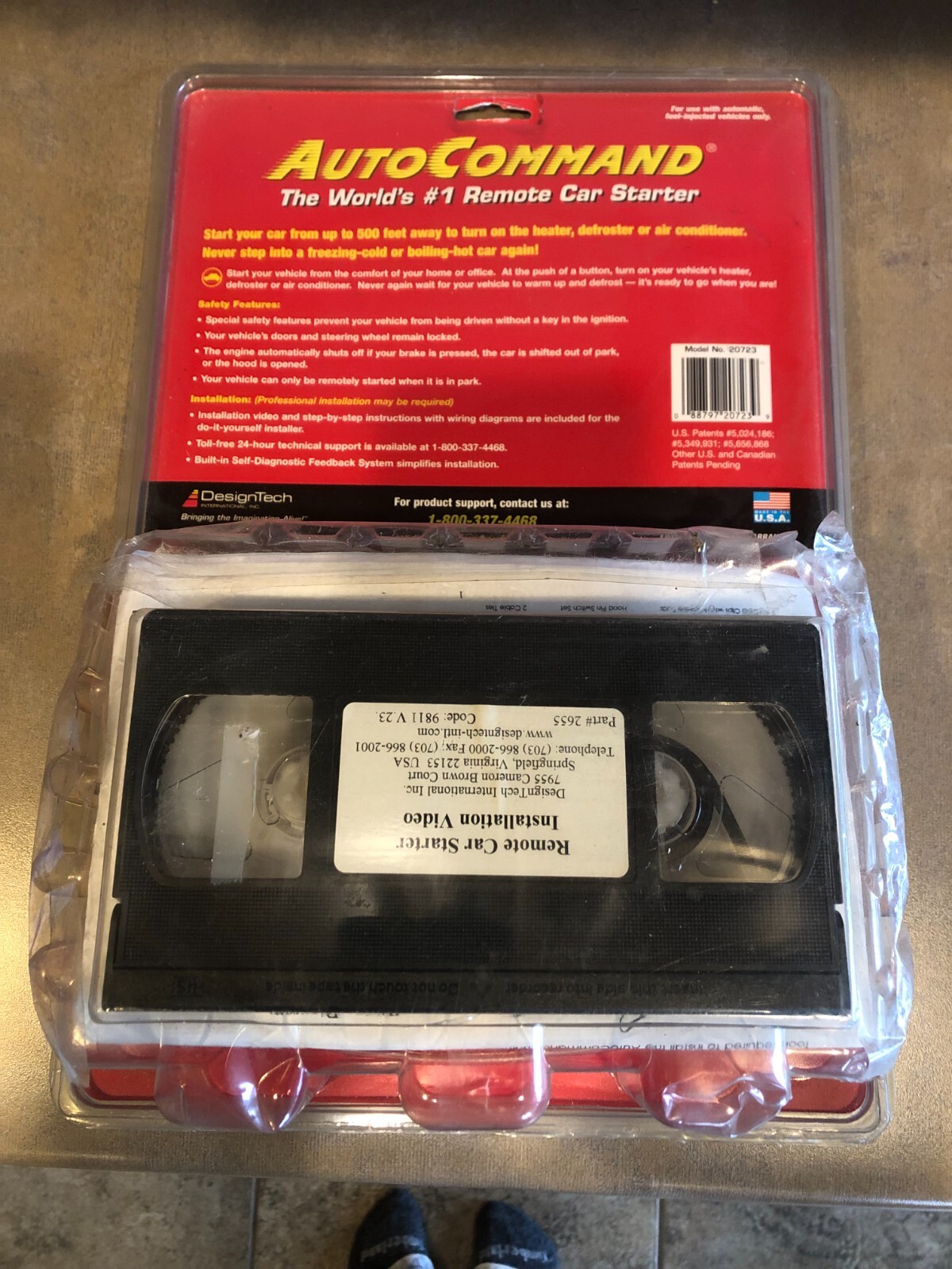 DesignTech AutoCommand Remote Car Starter NEW OPEN BOX