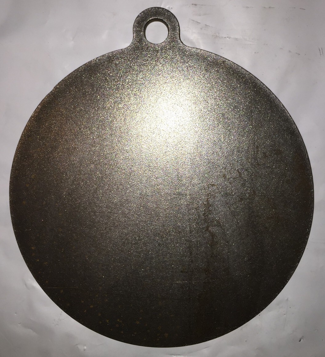 Ar500 Steel Target 8" X 1/4" Gong Hanger NRA Action Pistol Plate