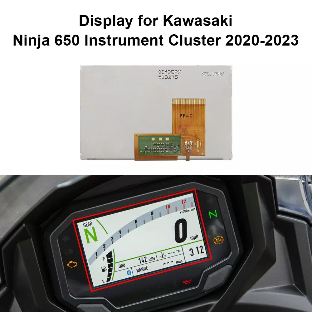 Display For Kawasaki Z900 Z650 Z H2 Ninja 650 Z1000SX ZX10R ZX4R Motor