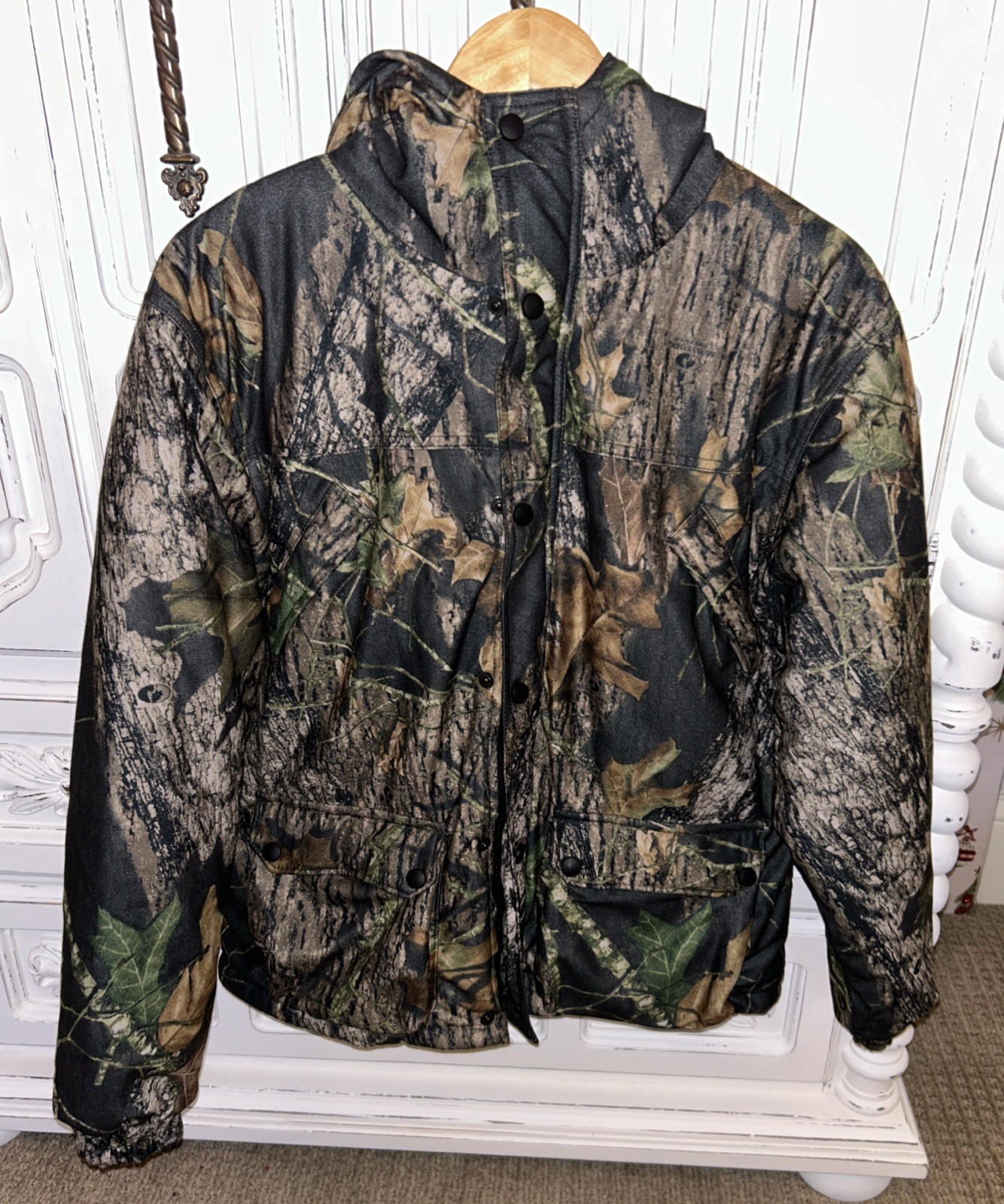 EUC Game Winner Youth XL  Mossy Oak Camo Hooded Coat, Soft Fabric, Many Pockets