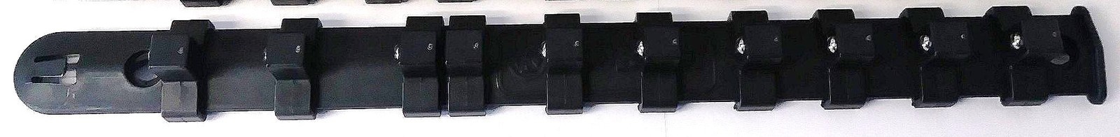 Kobalt 22970 3/8" Drive Socket Storage Rail Bulk w/ 10 Clips USA